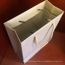 Bolso modificado para requisitos particulares del regalo del papel del bolso de papel de Kraft del tamaño para las compras